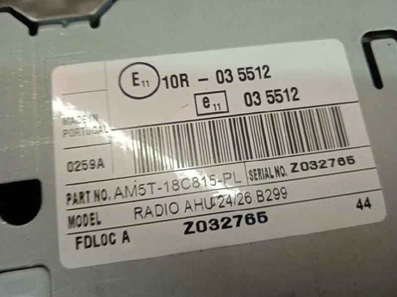 Sistema Audio / Radio Cd para Ford Fiesta (Ccn)