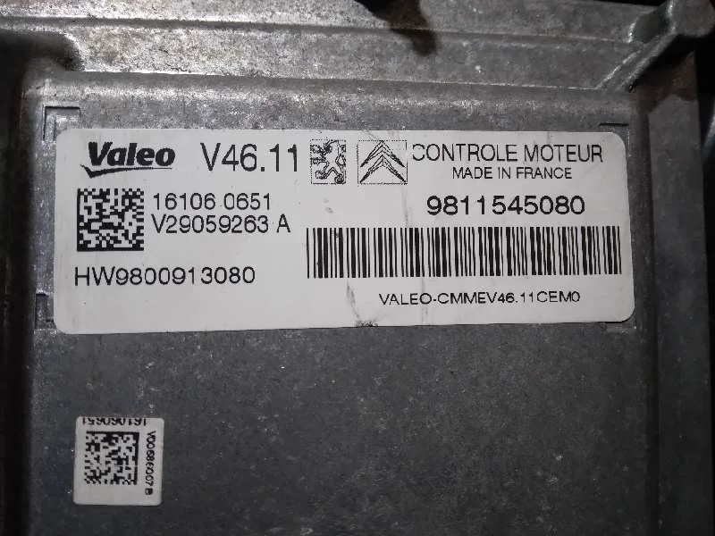 Centralita Motor Uce para Peugeot 208