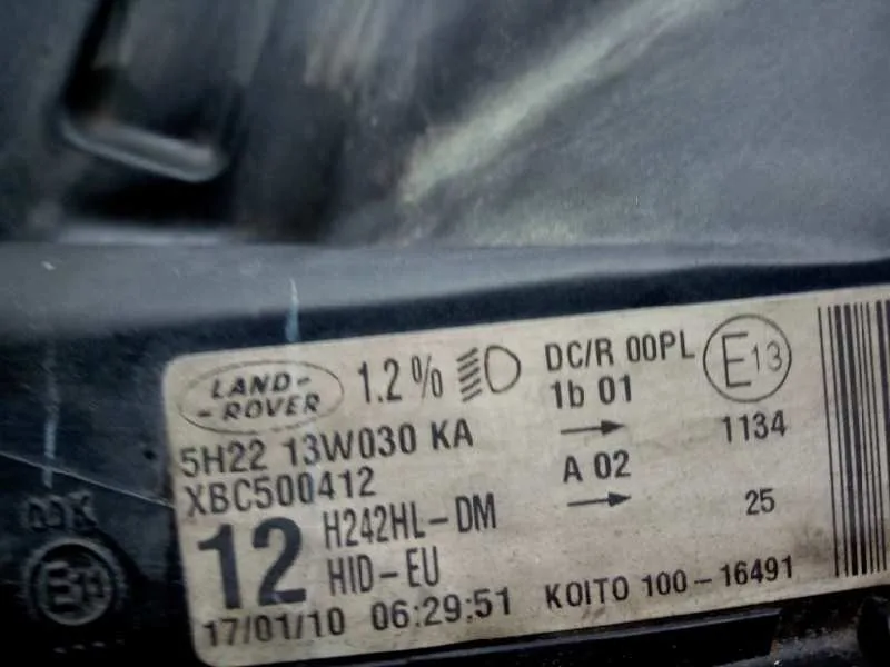 Faro Izquierdo para Land Rover Discovery