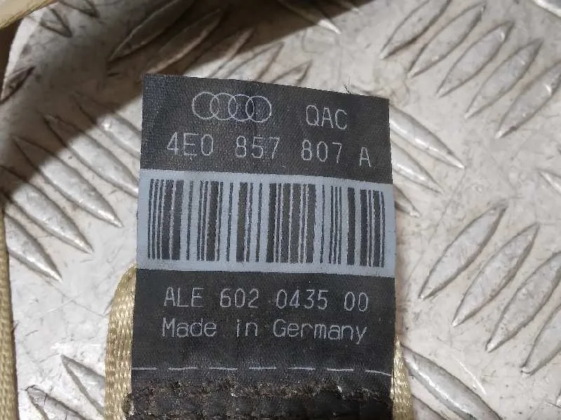 Cinturon Seguridad Trasero Central para Audi A8 (4E2)