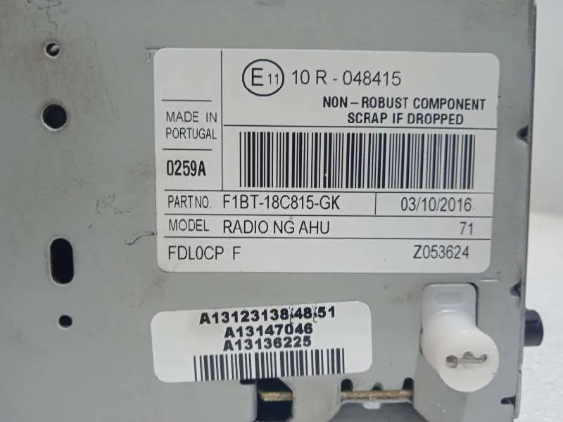 Sistema Audio / Radio Cd para Ford Tourneo Courier (C4A)