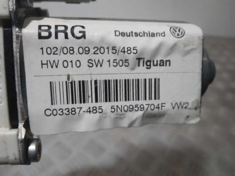 Motor Elevalunas Trasero Derecho para Volkswagen Tiguan (5N2)