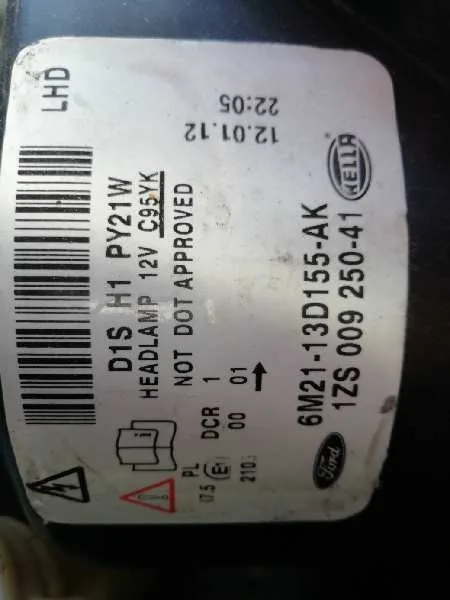 Faro Izquierdo para Ford S-Max (Ca1)