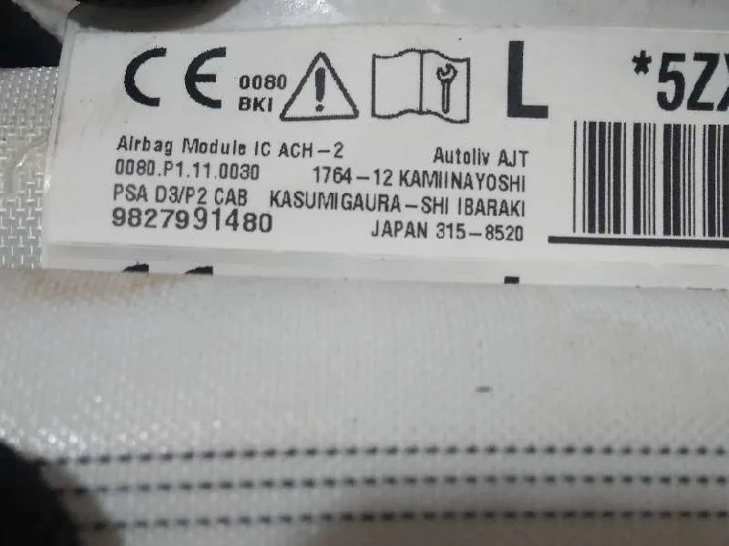 Airbag Cortina Delantero Izquierdo para Opel Corsa F