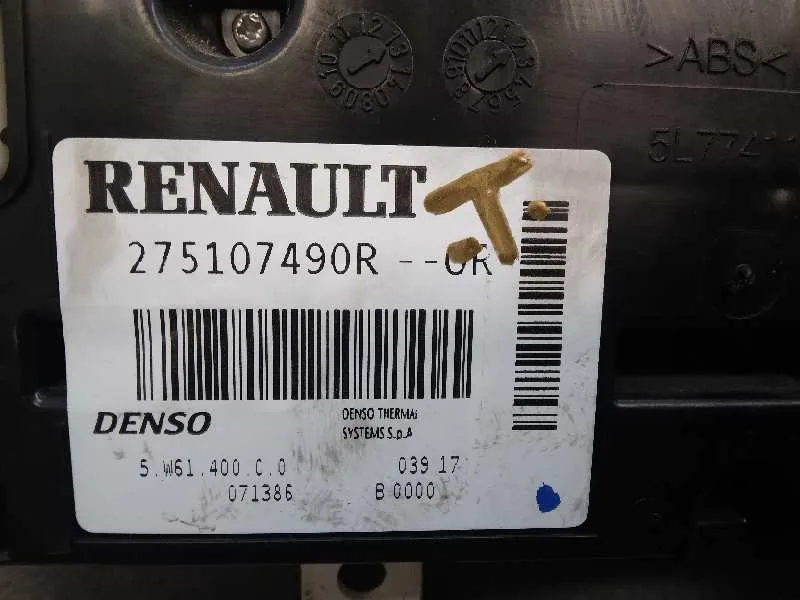 Mando Calefaccion / Aire Acondicionado para Renault Master Pritsche/Fgst