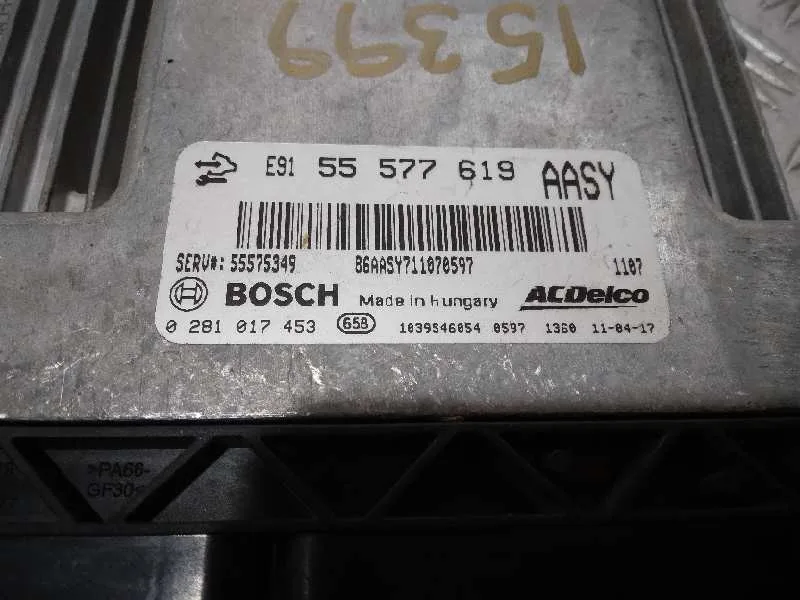 Centralita Motor Uce para Opel Insignia Berlina