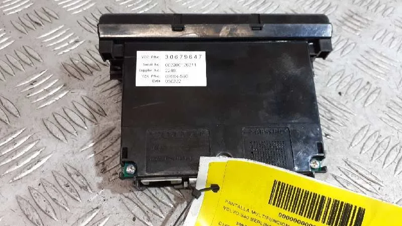 Pantalla Multifuncion para Volvo S40 Berlina