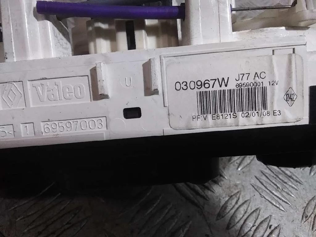 Mando Calefaccion / Aire Acondicionado para Renault Grand Modus