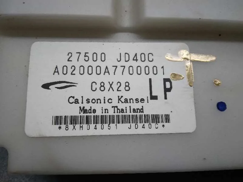 Mando Climatizador para Nissan Qashqai (J10)