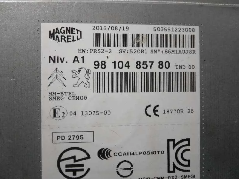 Sistema Navegacion Gps para Citroën C4 Picasso