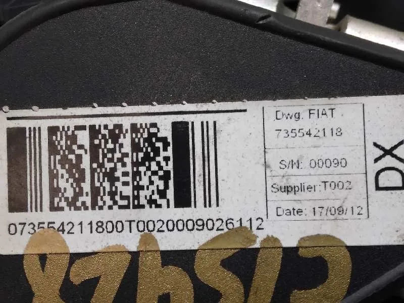 Cinturon Seguridad Delantero Izquierdo para Citroën Nemo