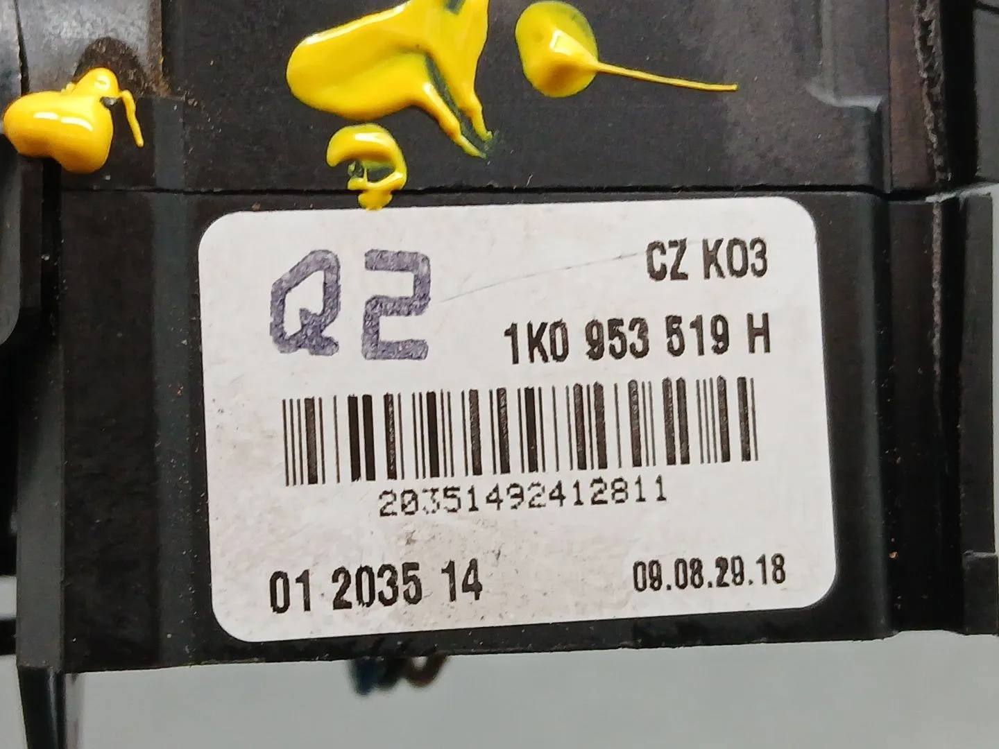 Mando Limpia para Volkswagen Golf Vi (5K1)