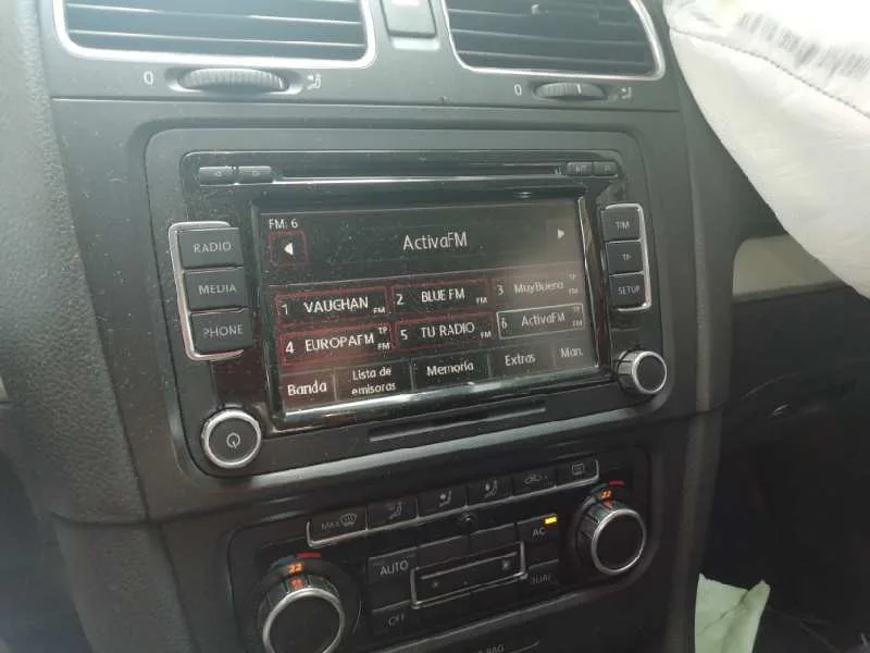 Sistema Audio / Radio Cd para Volkswagen Golf Vi (5K1)