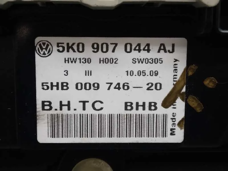 Mando Climatizador para Volkswagen Golf Vi (5K1)