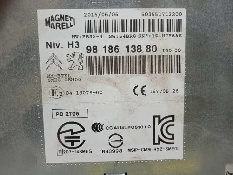 Sistema Navegacion Gps para Peugeot 308