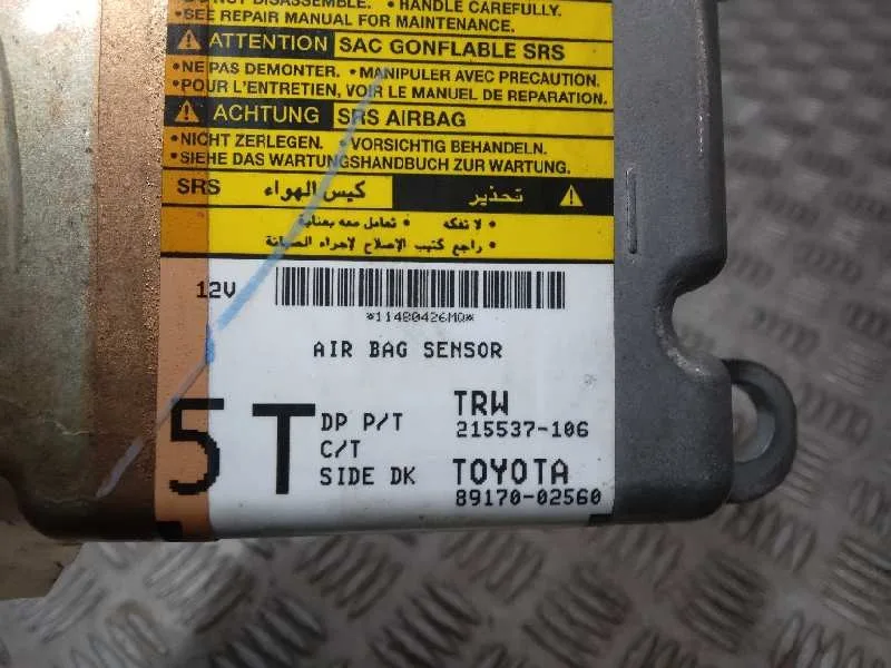 Centralita Airbag para Toyota Auris
