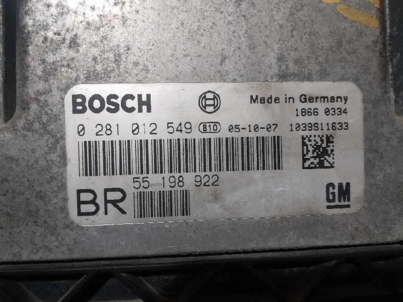 Centralita Motor Uce para Opel Zafira B