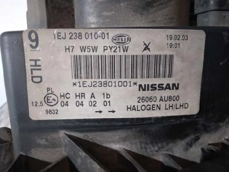 Faro Izquierdo para Nissan Primera Berlina (P12)