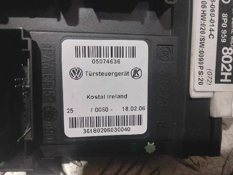 Motor Elevalunas Delantero Derecho para Audi A3 (8P)