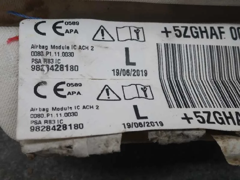 Airbag Cortina Delantero Izquierdo para Peugeot 508