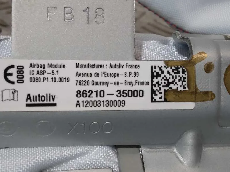 Airbag Cortina Delantero Izquierdo para Ssangyong Tivoli