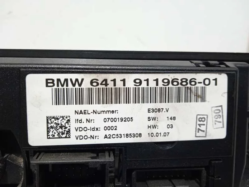 Mando Climatizador para Bmw Serie 3 Berlina (E90)