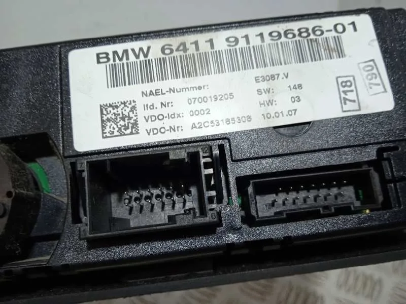 Mando Climatizador para Bmw Serie 3 Berlina (E90)