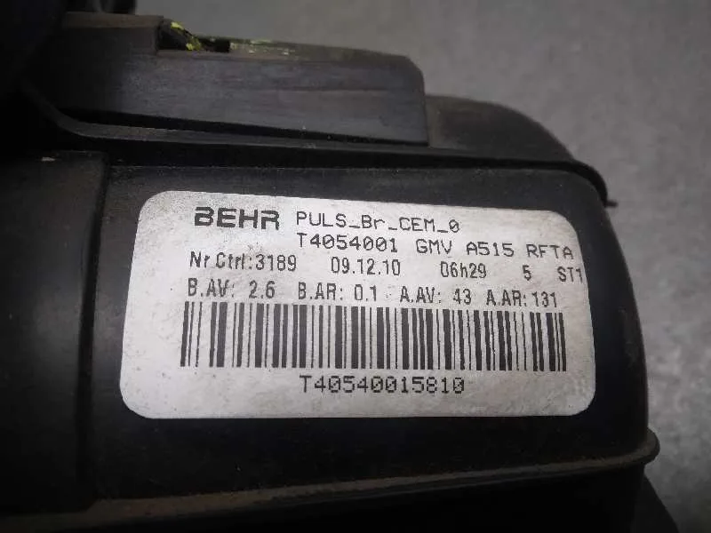Motor Calefaccion para Citroën C3