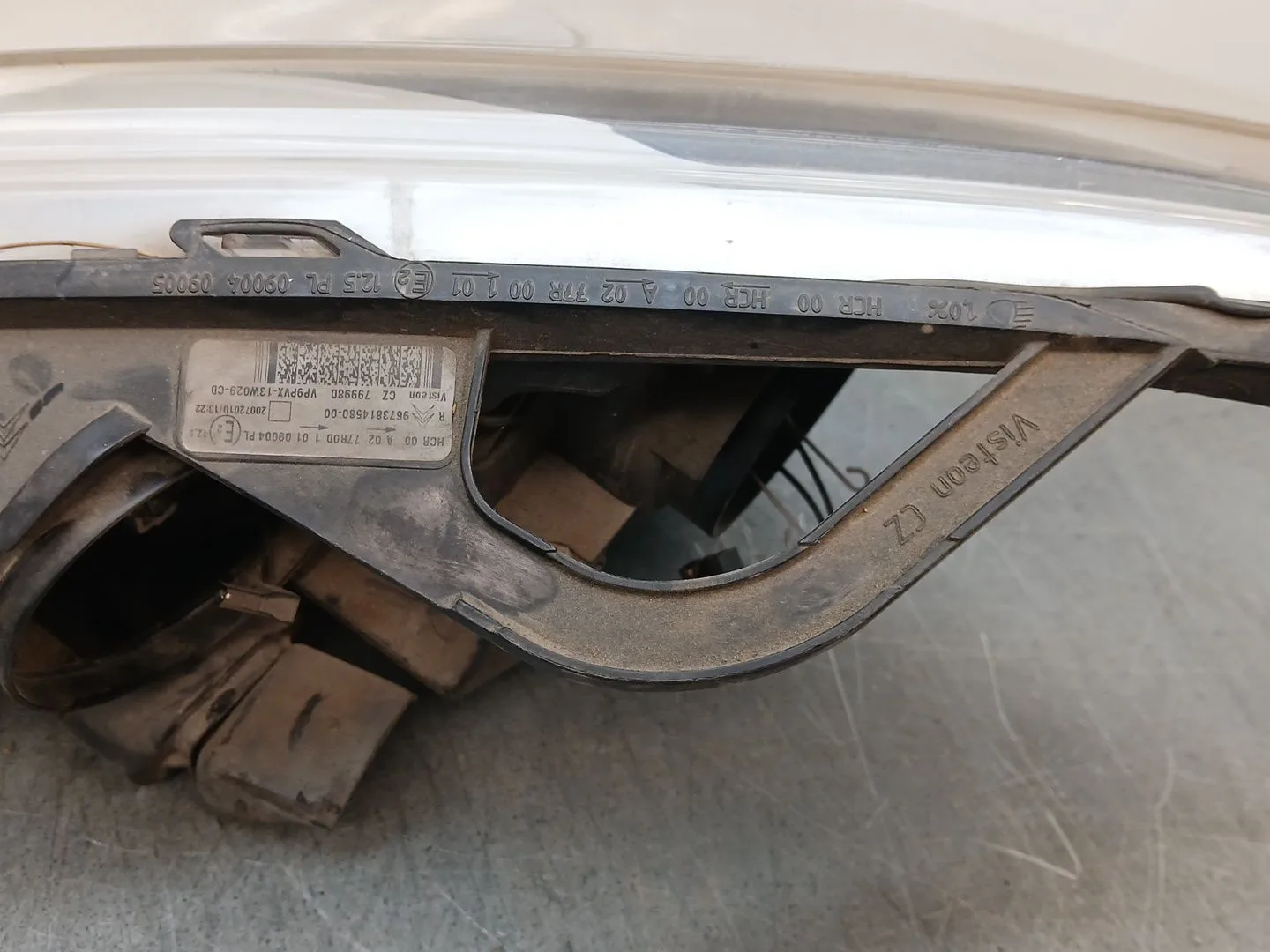 Faro Derecho para Citroën Ds3