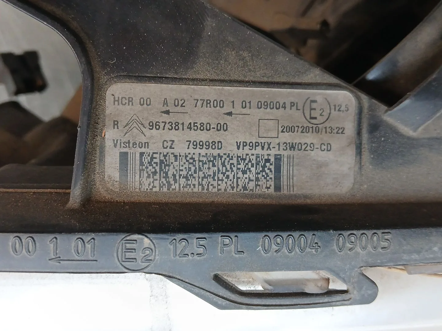 Faro Derecho para Citroën Ds3
