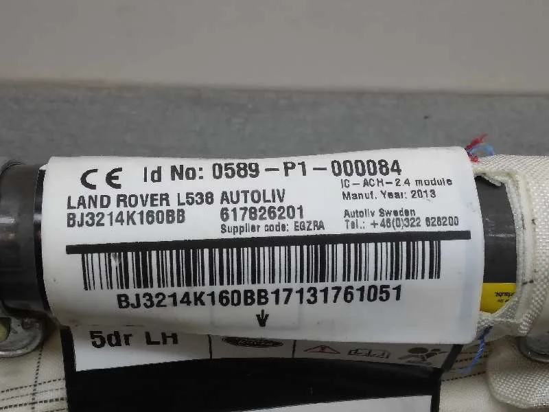 Airbag Cortina Delantero Izquierdo para Land Rover Evoque