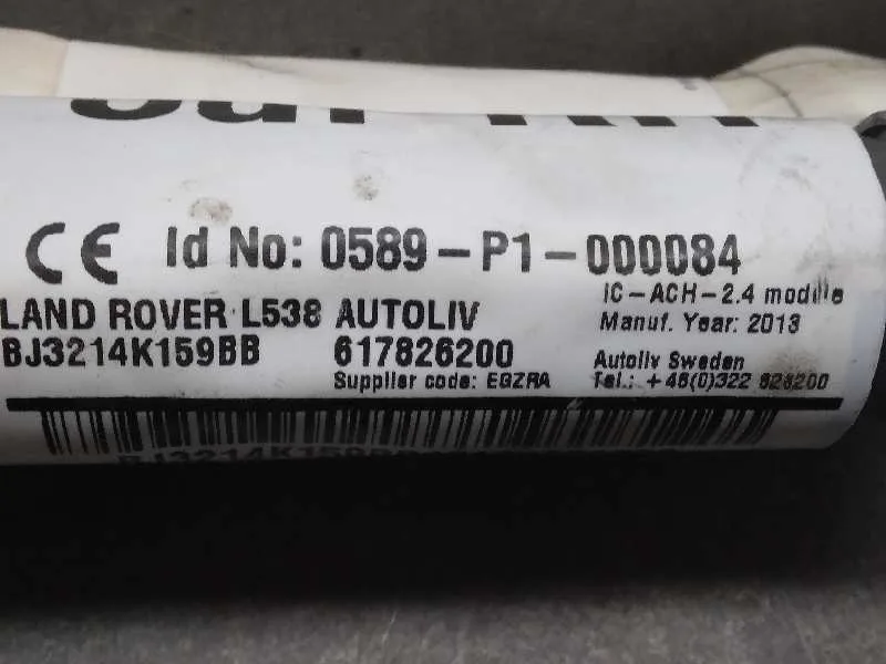 Airbag Cortina Delantero Derecho para Land Rover Evoque