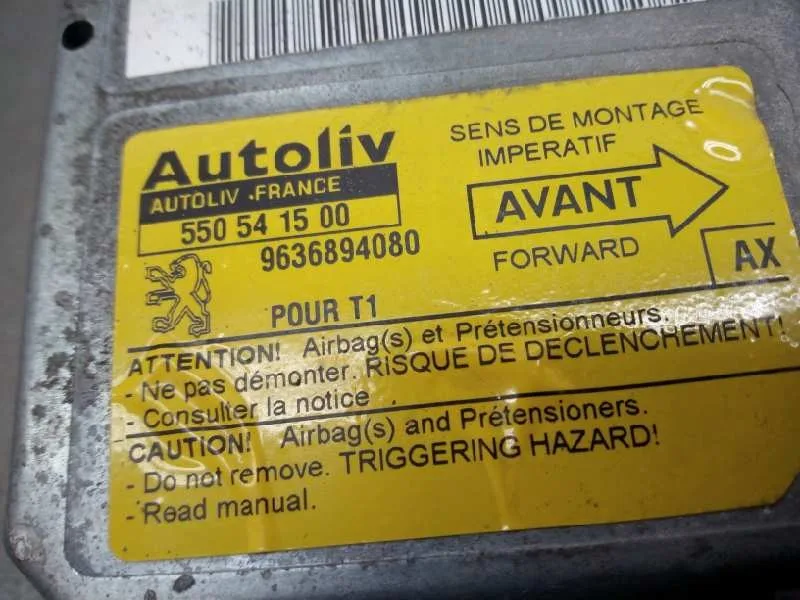 Centralita Airbag para Peugeot 206 Cc