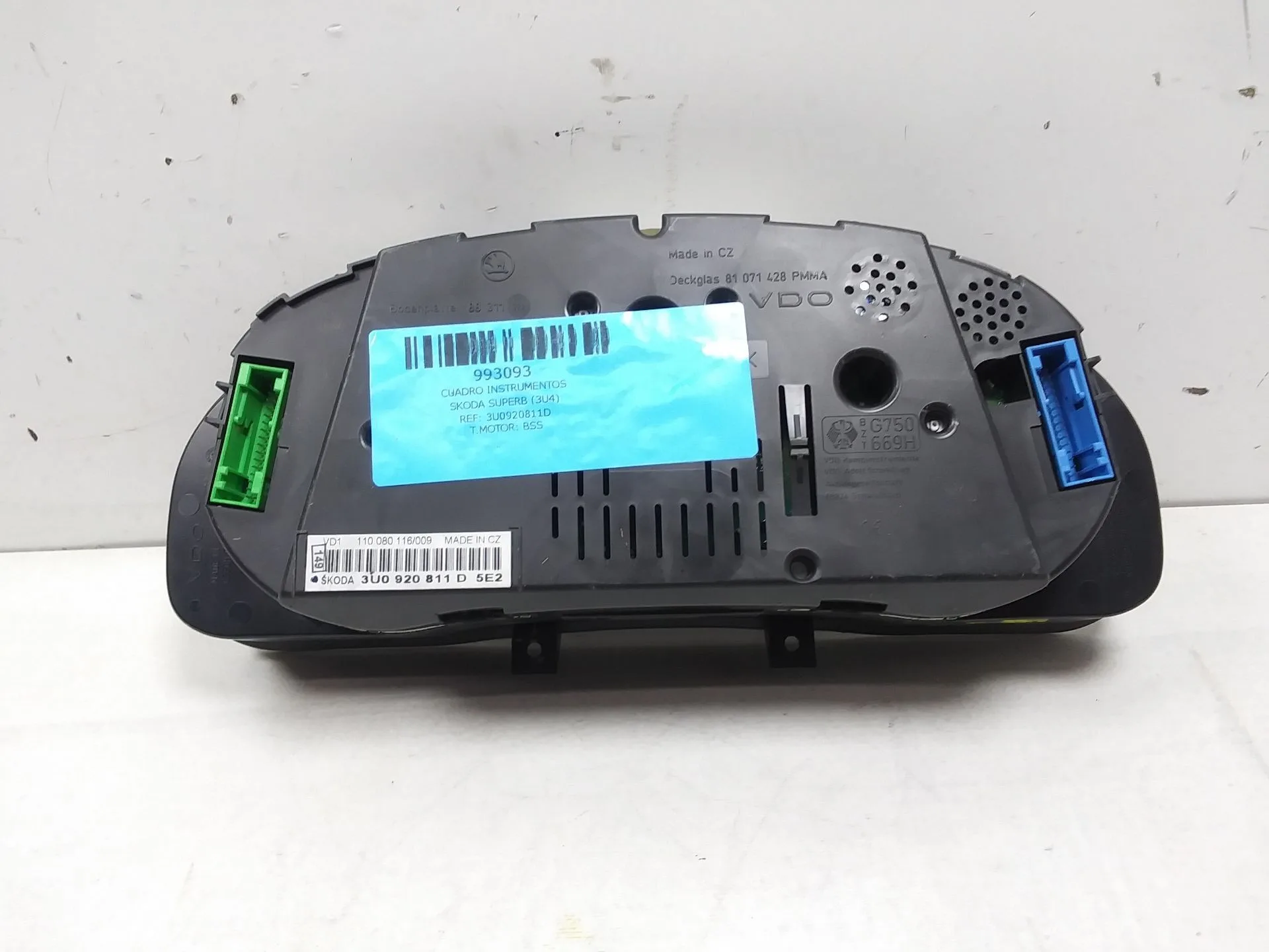 Cuadro Instrumentos para Skoda Superb (3U4)