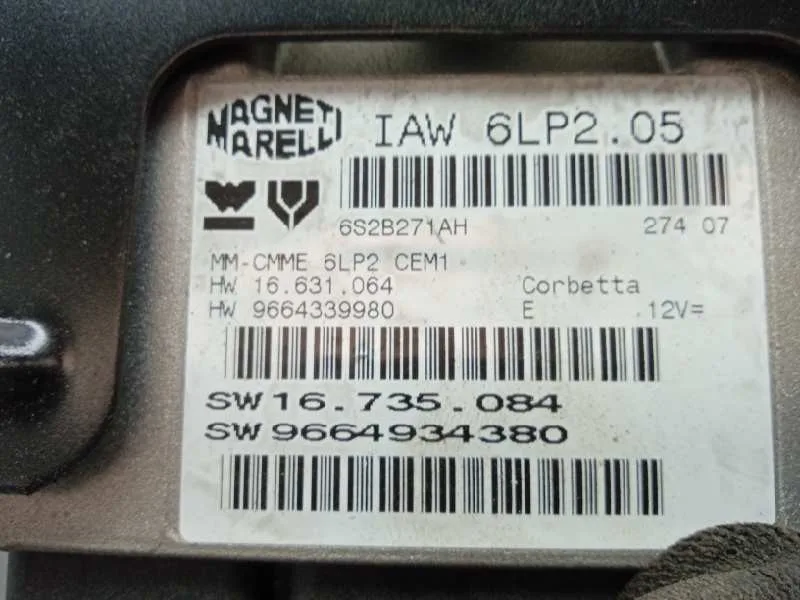 Centralita Motor Uce para Citroën C4 Berlina
