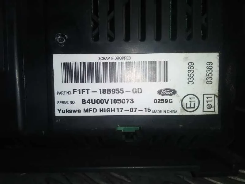 Pantalla Multifuncion para Ford Focus Lim.