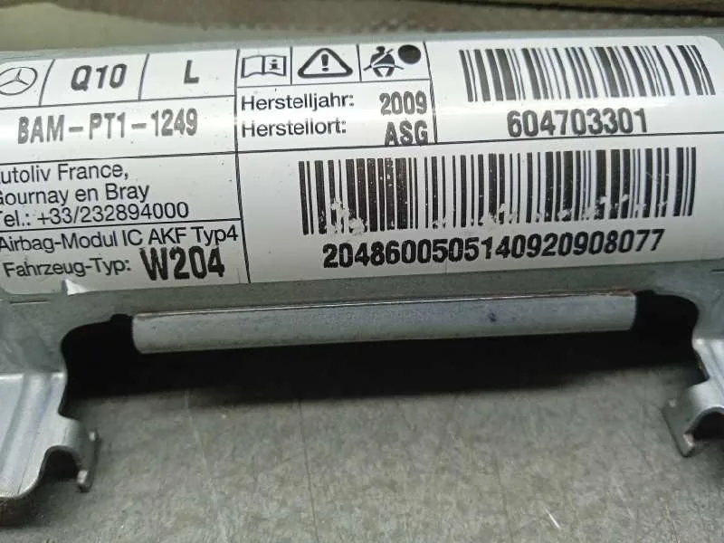 Airbag Cortina Delantero Izquierdo para Mercedes-Benz Clase C (W204) Berlina
