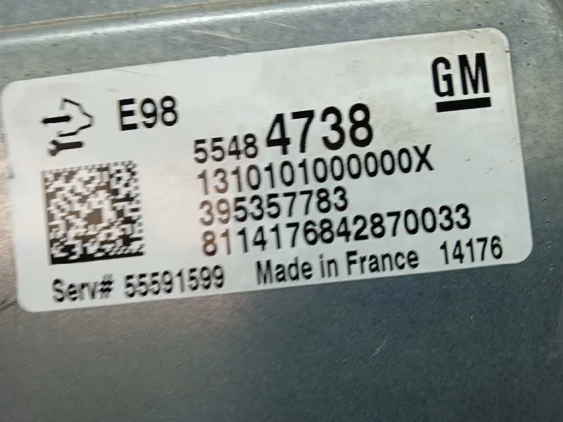 Centralita Motor Uce para Opel Astra J Lim.