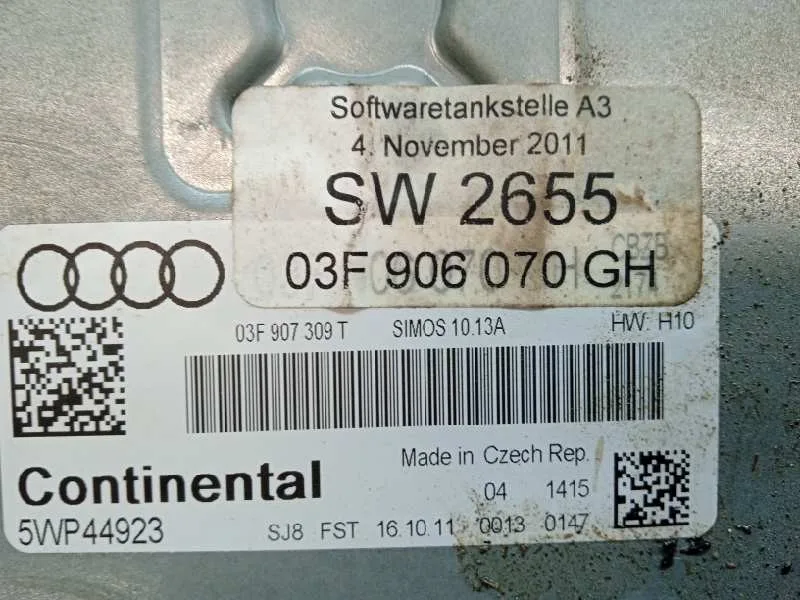 Centralita Motor Uce para Audi A3 (8P)