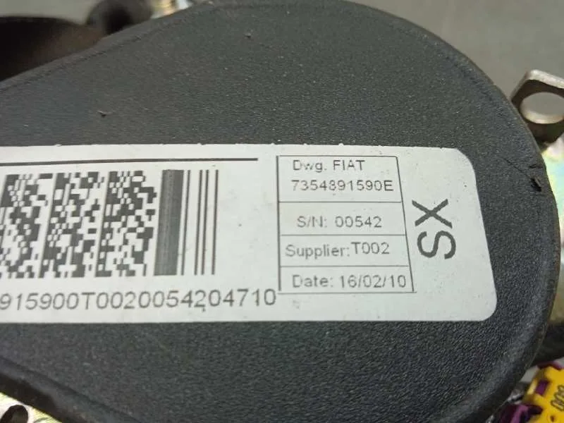 Pretensor Airbag Izquierdo para Peugeot Bipper