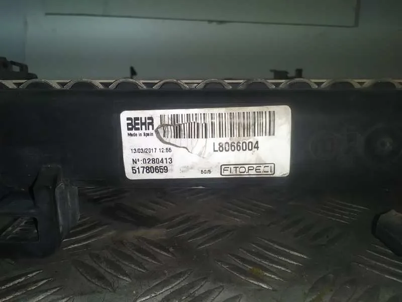 Radiador Agua para Peugeot Bipper