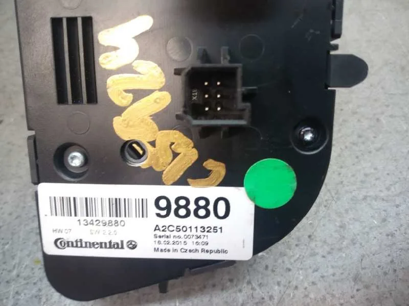 Mando Climatizador para Opel Mokka