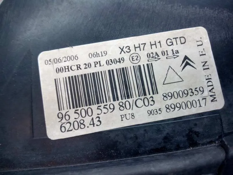 Faro Izquierdo para Citroën C5 Berlina