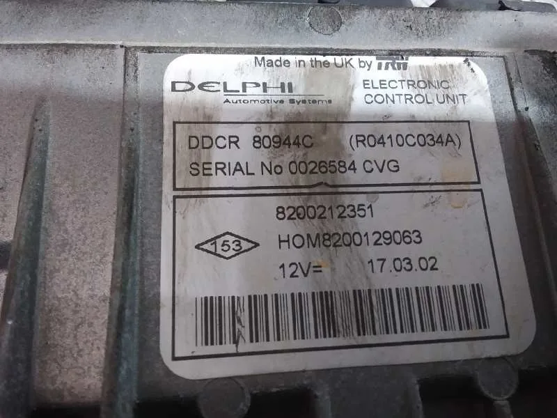 Centralita Motor Uce para Renault Clio Ii Fase Ii (B/Cb0)
