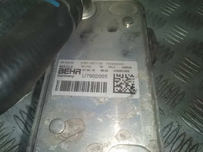 Enfriador Aceite Motor para Mercedes-Benz Sprinterii Caja Cerrada (Desde 01.06)