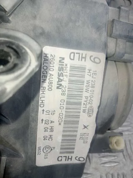 Faro Derecho para Nissan Primera Berlina (P12)