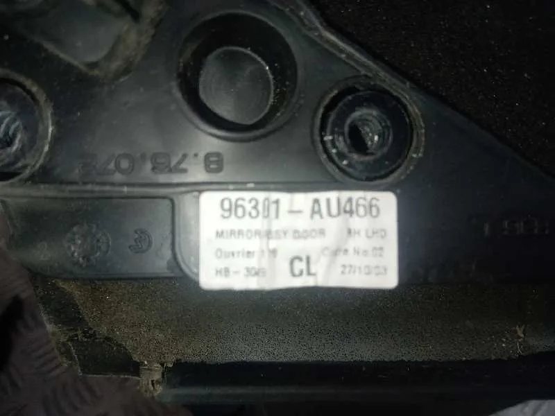 Retrovisor Derecho para Nissan Primera Berlina (P12)