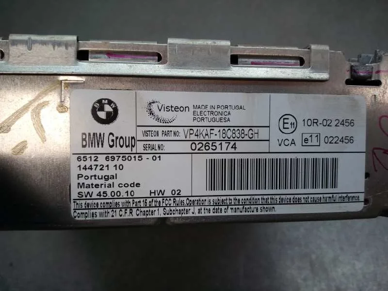 Sistema Audio / Radio Cd para Bmw Serie 3 Berlina (E90)