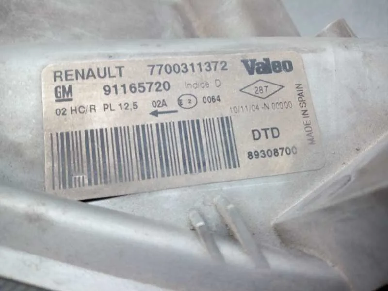 Faro Derecho para Opel Vivaro