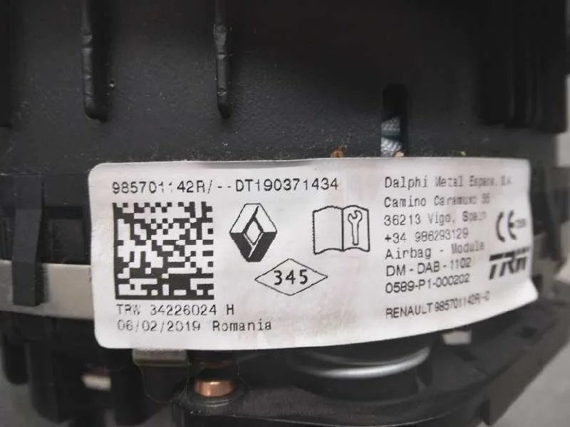 Kit Airbag para Dacia Lodgy